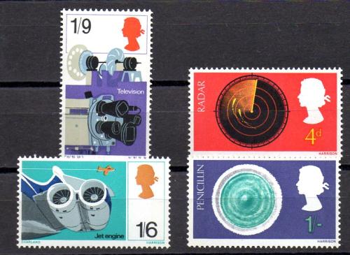 Англия 1967 год № Yvert 495/98 (**)